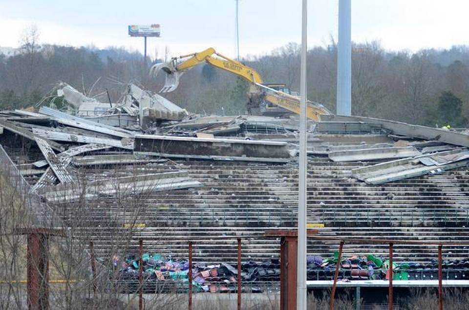 Old Charlotte Knights stadium townhome site in Fort Mill SC