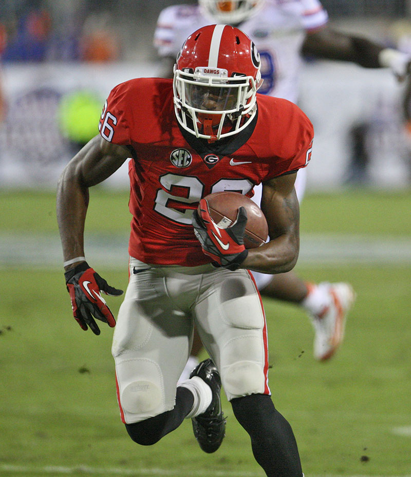 Georgia football: WR Malcolm Mitchell sidelined with knee injury