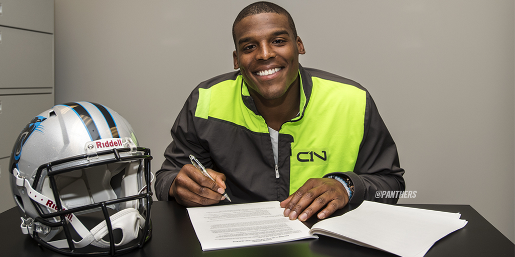 Cam Newton Panthers Contract Extension