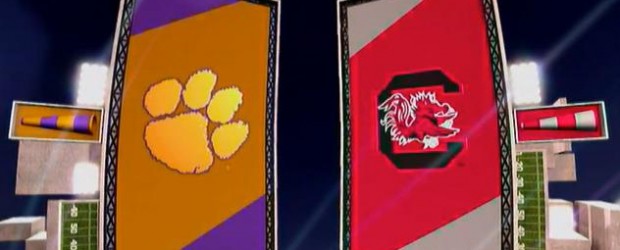 South Carolina Gamecocks Clemson Tigers House Divided Flag Sports