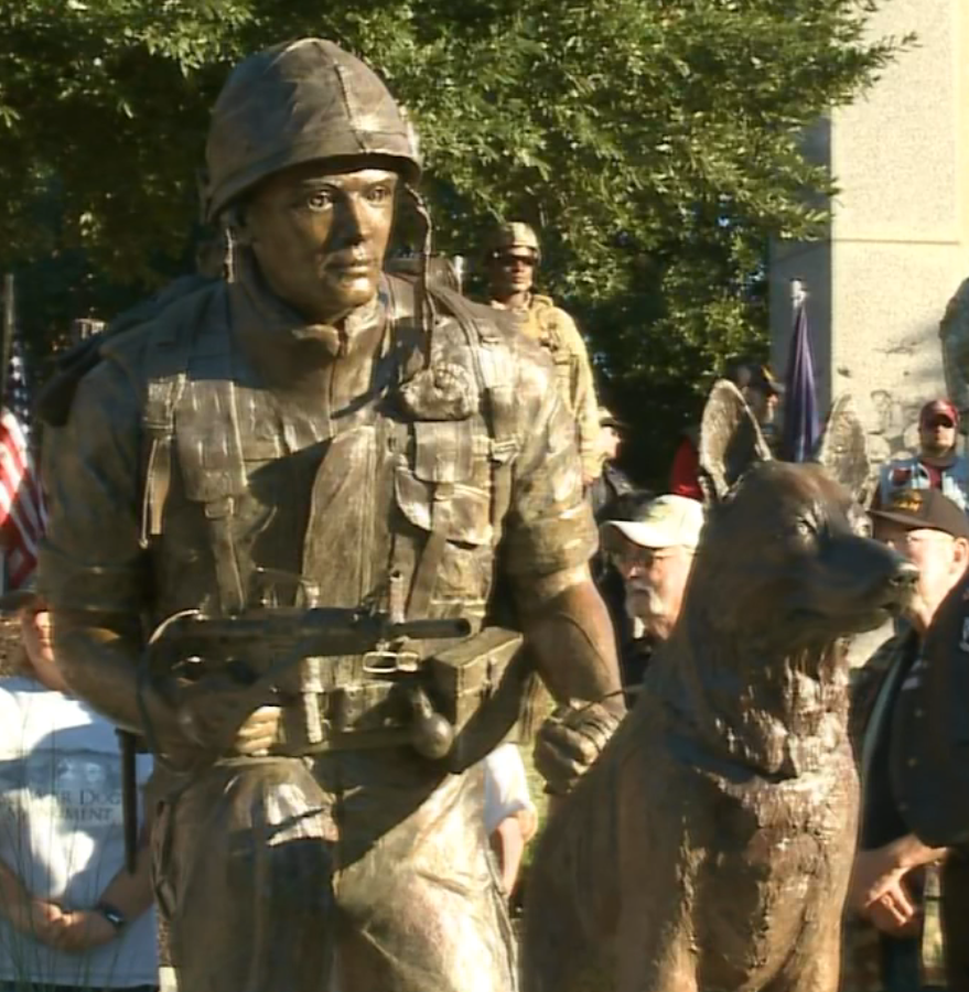 War Dog Monument Unveiled - ABC Columbia