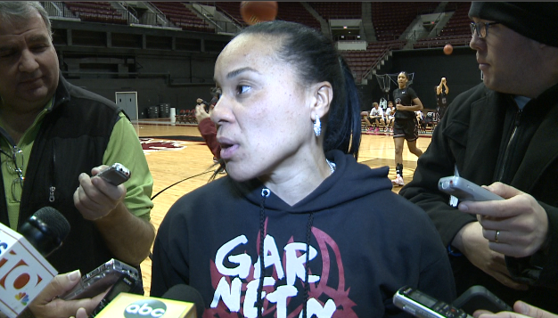 Dawn Staley Media Gaggle - ABC Columbia