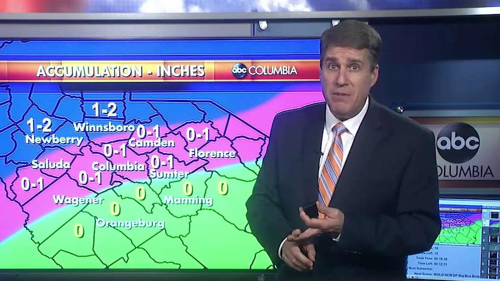 Chief Meteorologist John Farley: Wintry Mix Forecast - ABC Columbia