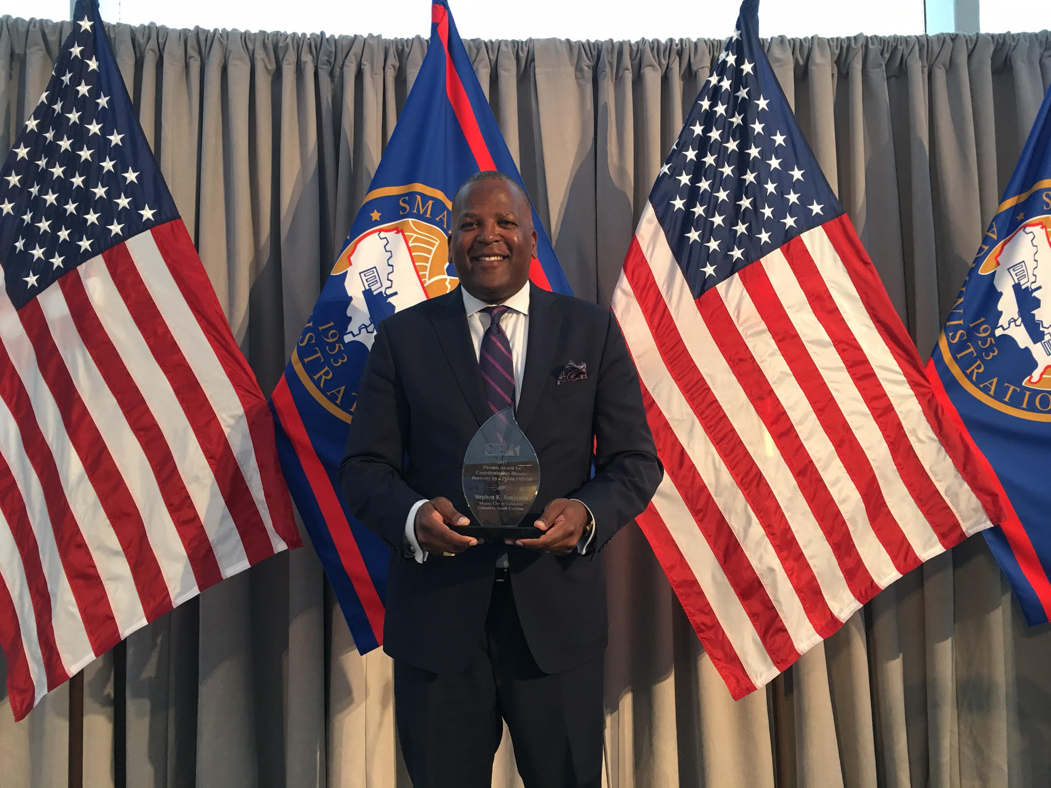 Mayor Benjamin Receives National Award For Leadership During 2015 Flood ...