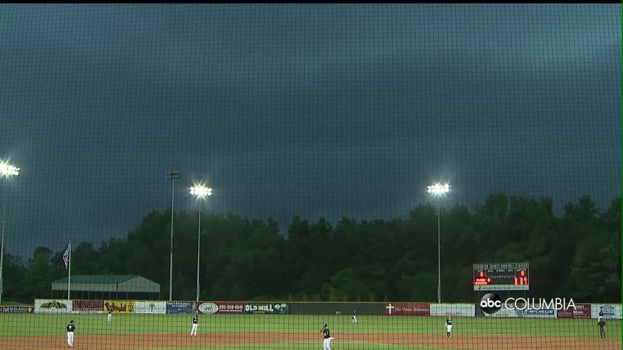 Blowfish's Alumni Game Rained Out ABC Columbia