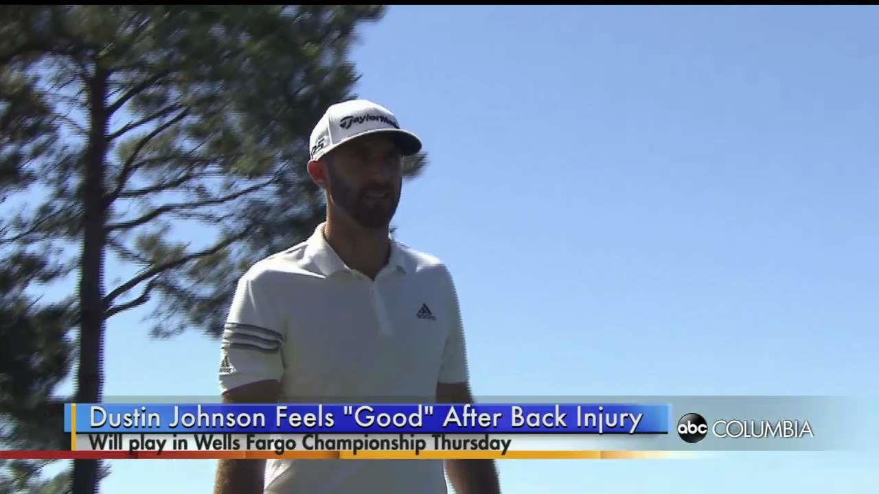 Irmo's Dustin Johnson back from back injury, ready for Wells Fargo