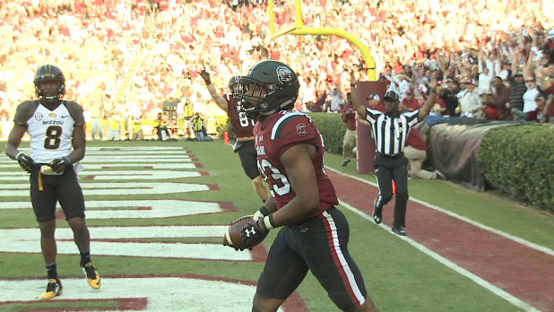 Gamecock running back Rico Dowdle named to award watch list - ABC