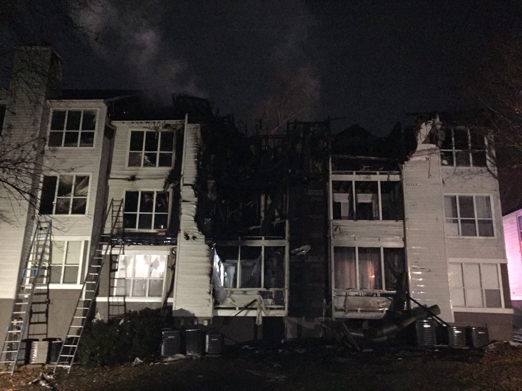 Crews battle overnight blaze at Columbia apartment complex - ABC Columbia