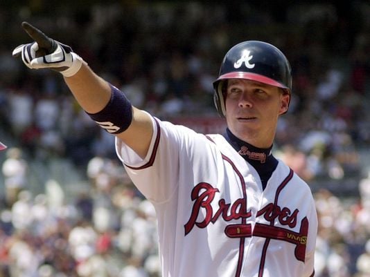 Braves great Chipper Jones one of four inducted into Hall of Fame - ABC  Columbia
