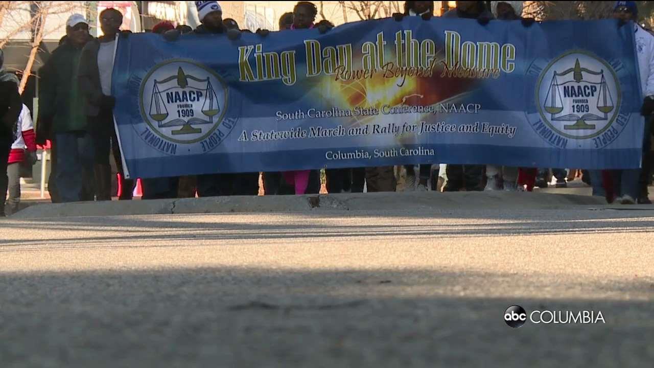 Ralliers apply Dr. King's words to modern times during King Day at the ...