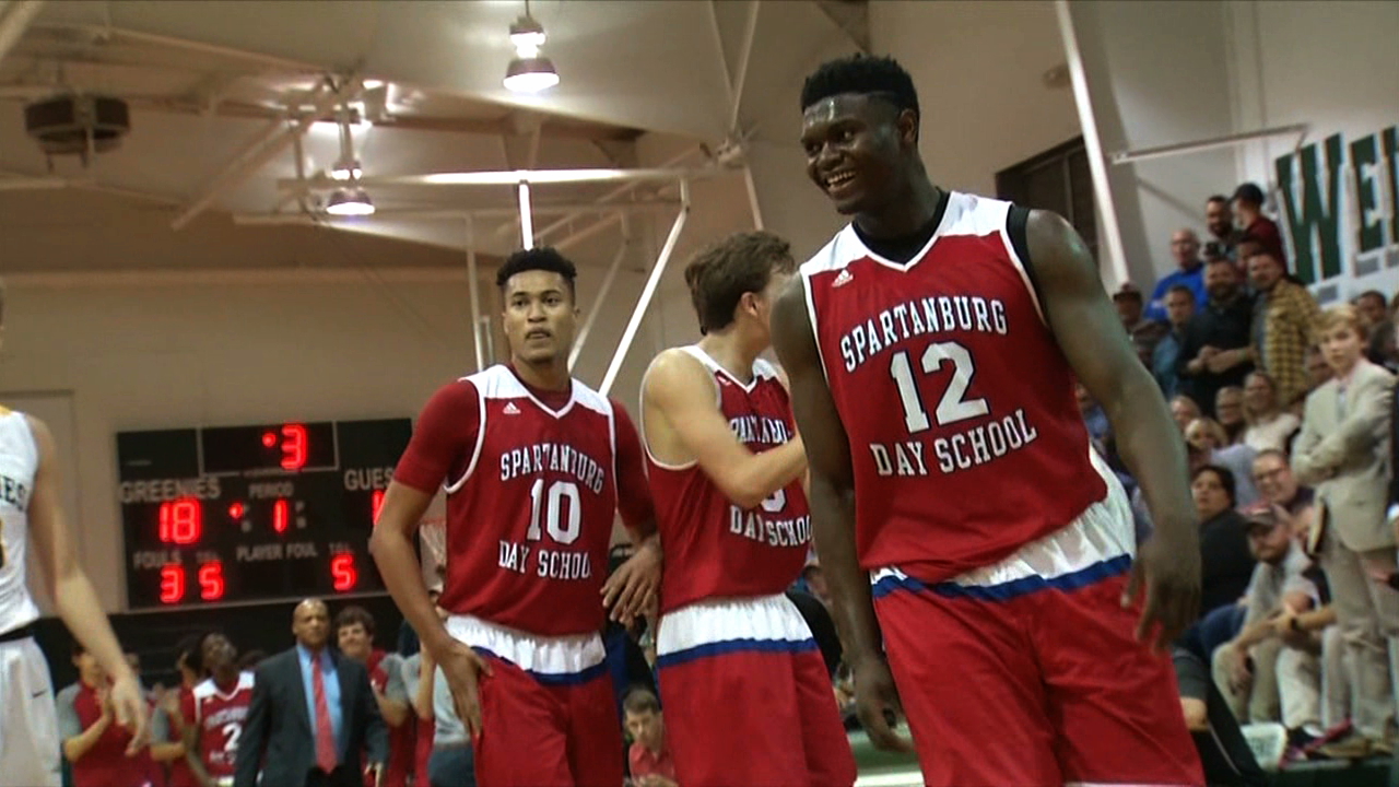 zion williamson high school dunks