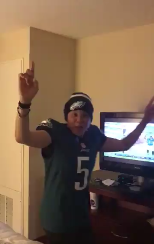 Watch: Gamecocks' coach Staley celebrates Eagles' Super Bowl win - ABC  Columbia