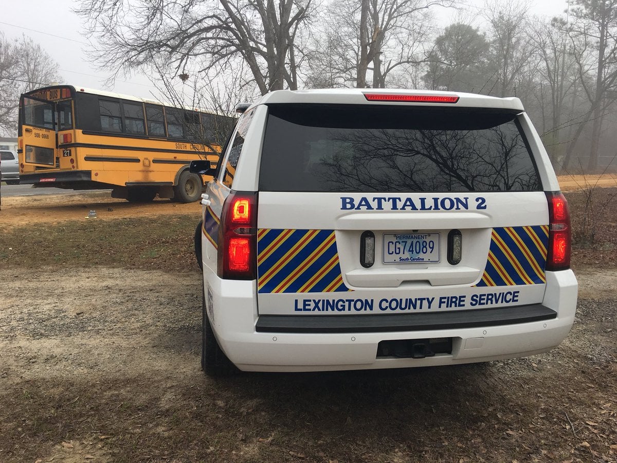 Minor injuries reported in school bus accident in Lexington County ...
