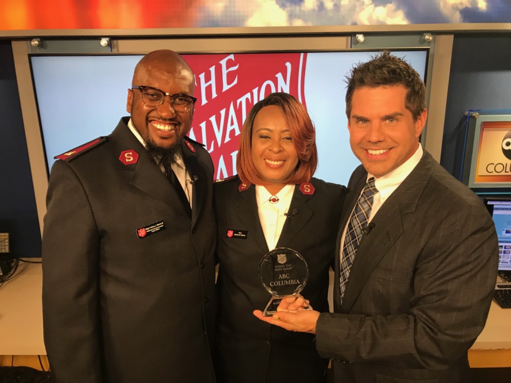 tyler ryan, salvation army, abc columbia award