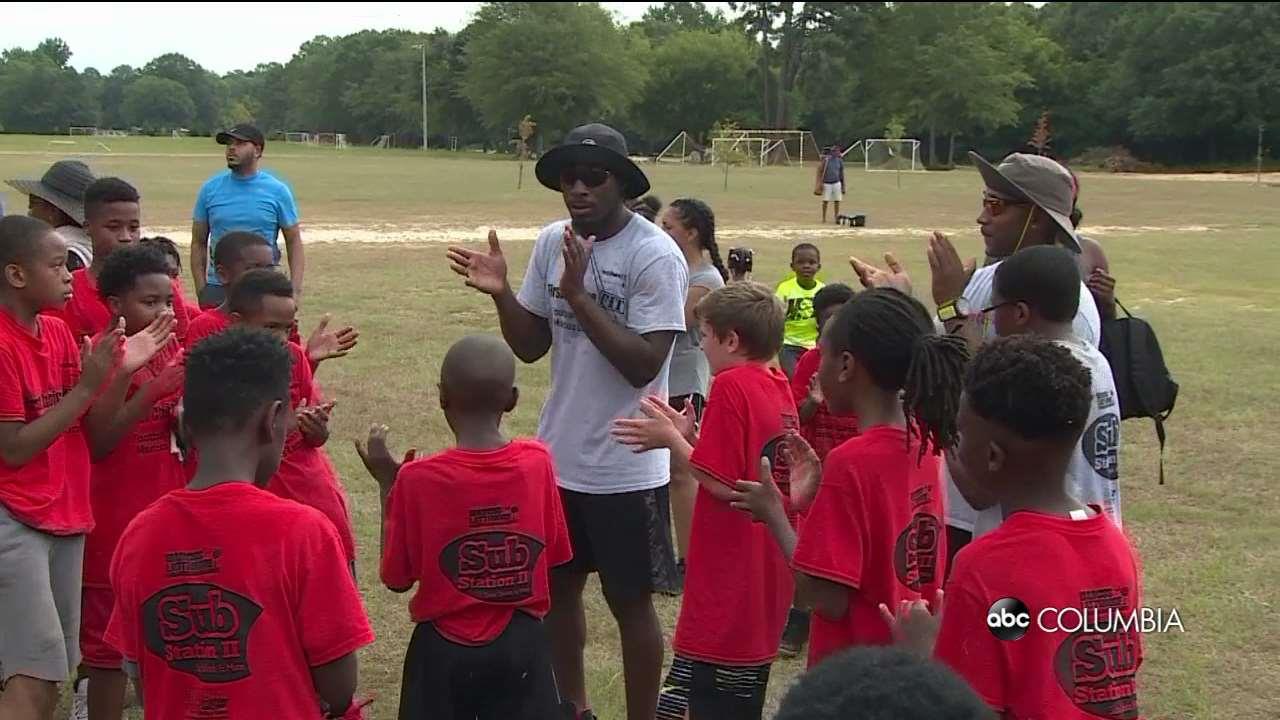 Lattimore continues to give back to Columbia youth with free camp ABC