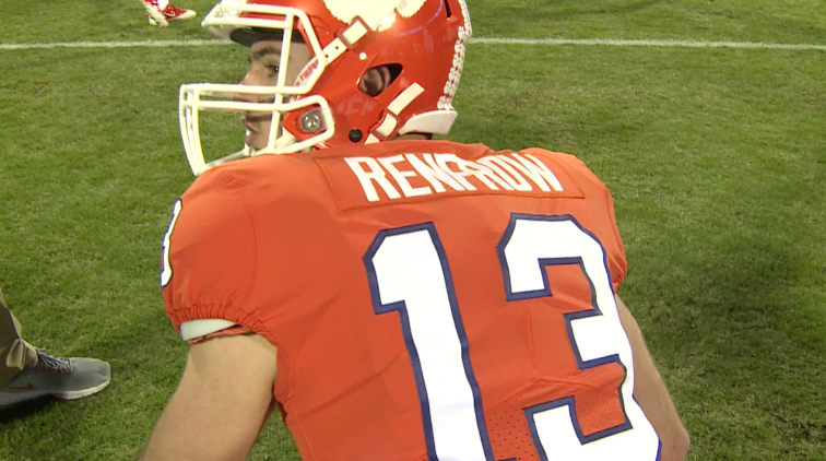 January 07, 2019: Clemson wide receiver Hunter Renfrow (13) during