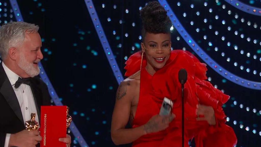 Black Panther wins the Oscar for Production Design ABC Columbia