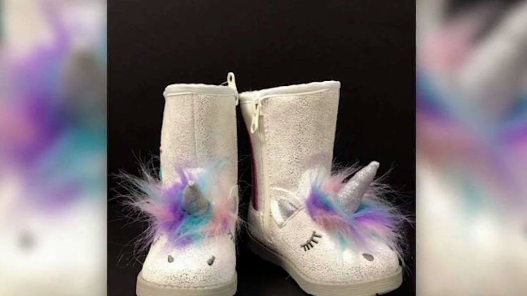 Target unicorn hotsell boots recall