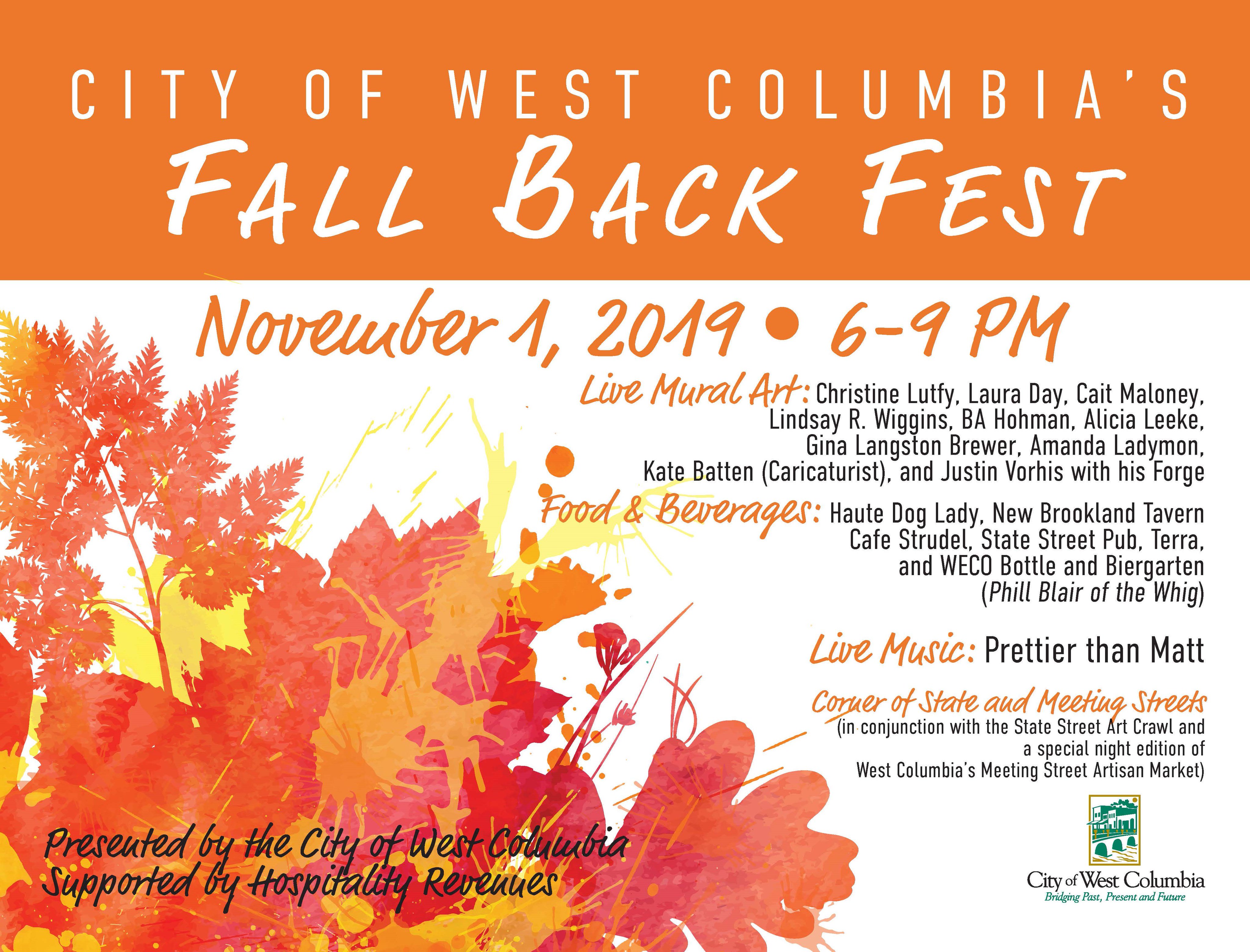 Celebrate the Fall season with the 4th Annual Fall Back Fest this Friday!