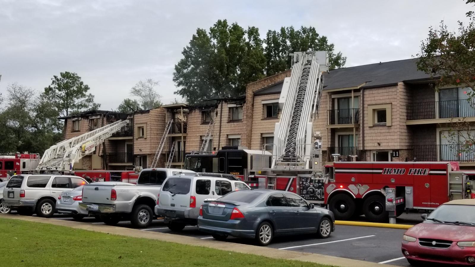 21 people displaced after early morning fire at Briargate Condominiums