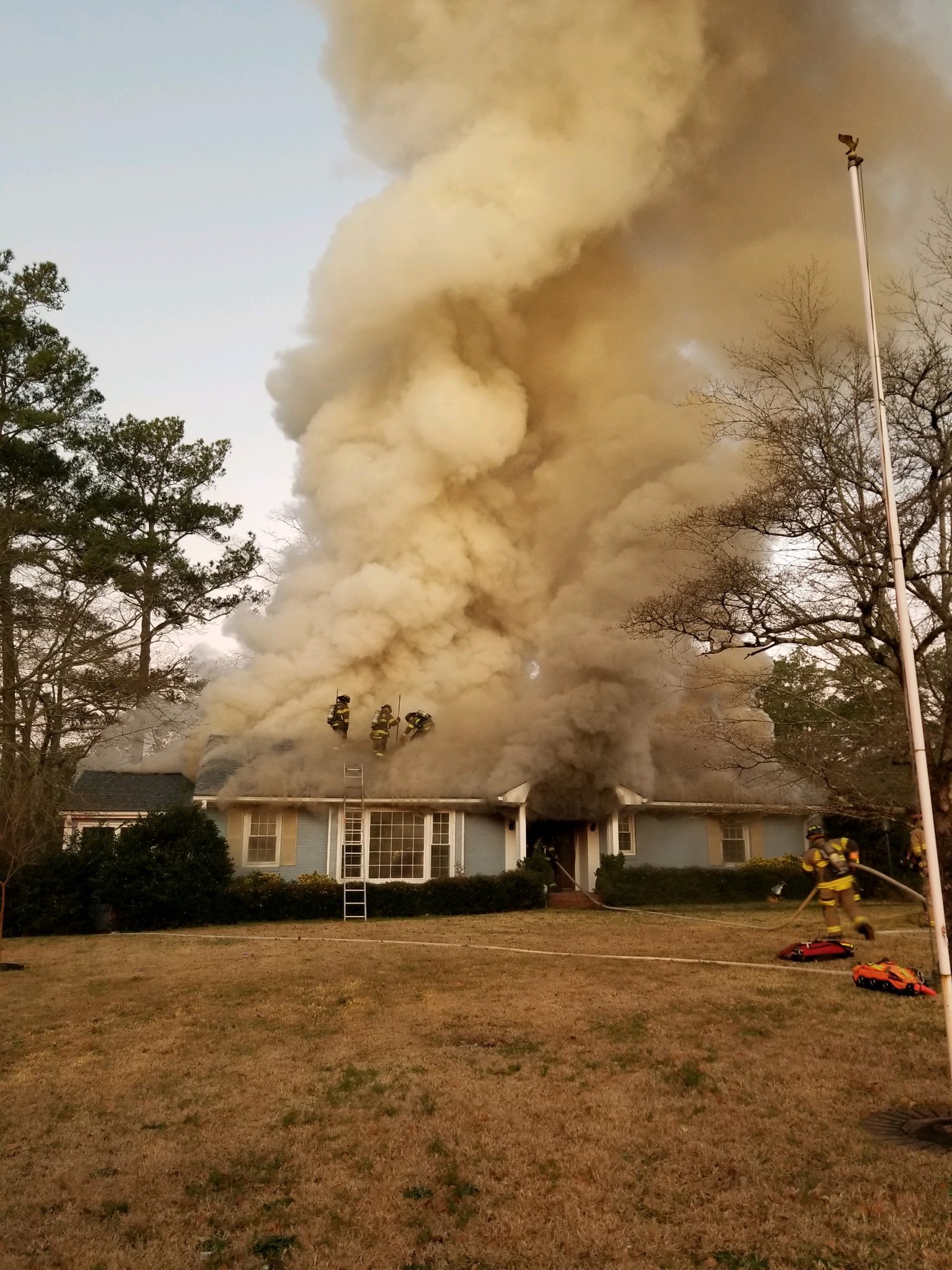Space heater causes house fire on North Trenholm Road