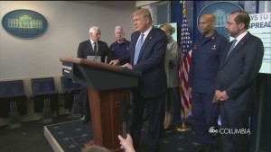 President Trump Suggests Limiting Gatherings To 10 People