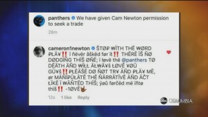 Panthers, Newton Going Separate Ways