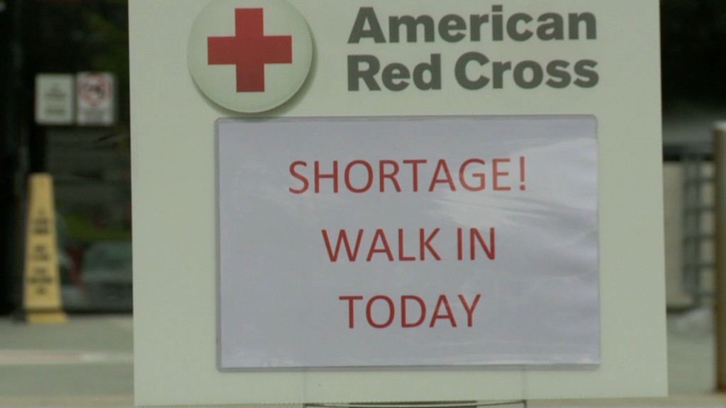 W6 P Red Cross Shortage