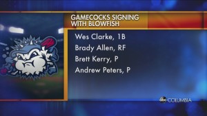 Blowfish Add Four Gamecocks To Roster