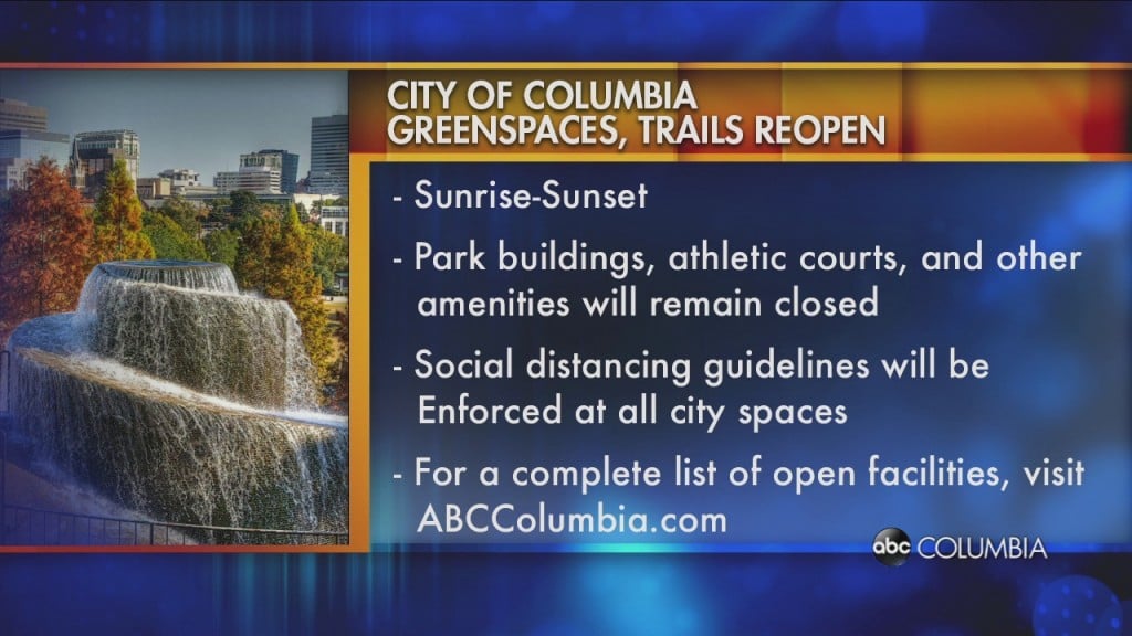 Some Green Spaces In Columbia Closed Because Of The Pandemic Will Reopen
