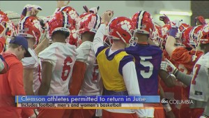 Clemson Athletes Permitted To Return In June