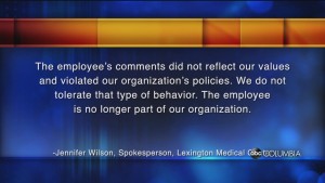 Lexington Medical Employee Fired After Racist Remark Regarding George Floyd's Death
