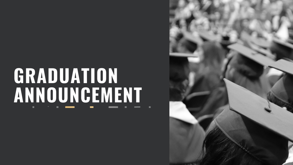 Graduation Announcement