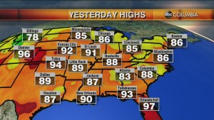 Today's Midday Weather Forecast