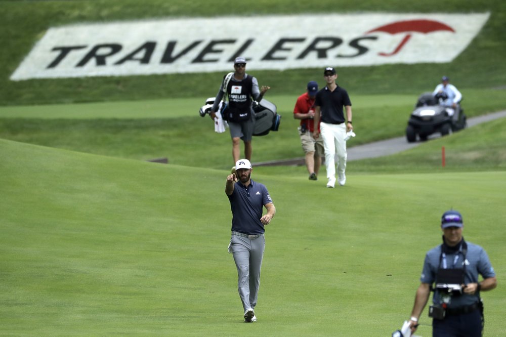 Dustin Johnson Travelers Rd 3