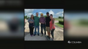 Family Helps Father Son