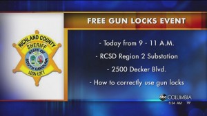 Rcsd Free Drive Thru Gun Locks Event