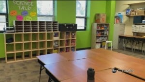 Socially Distanced Classroom