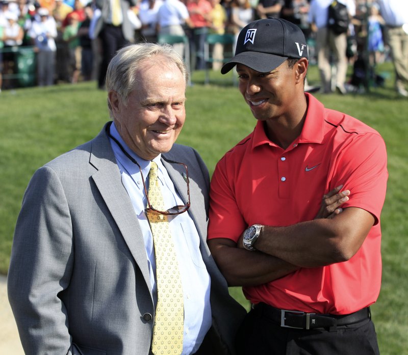 Tiger Woods With Jack Nicklaus