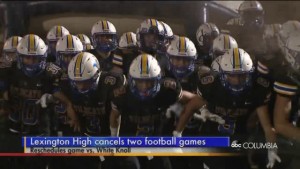 Lexington Cancels Two Football Games