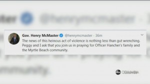 Officer Shooting, Mcmaster Tweet