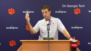 Dabo Swinney And Trevor Lawrence Talk Georgia Tech, Lawrence's Future