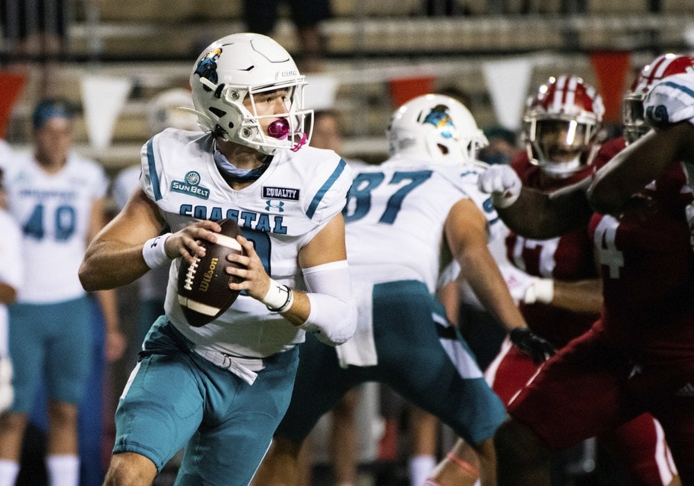 Coastal Carolina's Grayson McCall out 3-6 weeks with foot injury, College