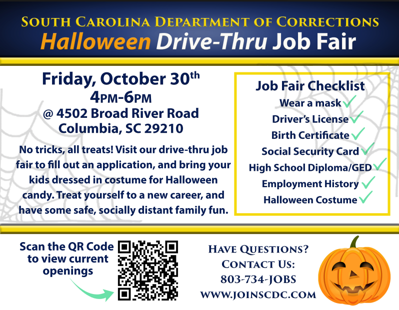 Scdc Halloween Job Fair