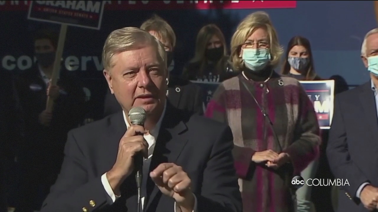 Sen. Graham stands behind President Trump, donates 0K to President's legal defense fund