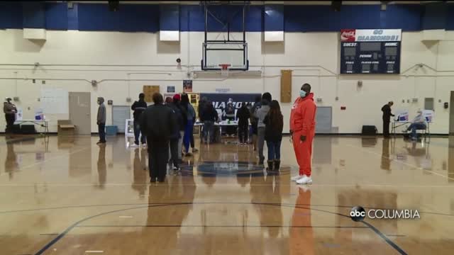 Voters At Polls