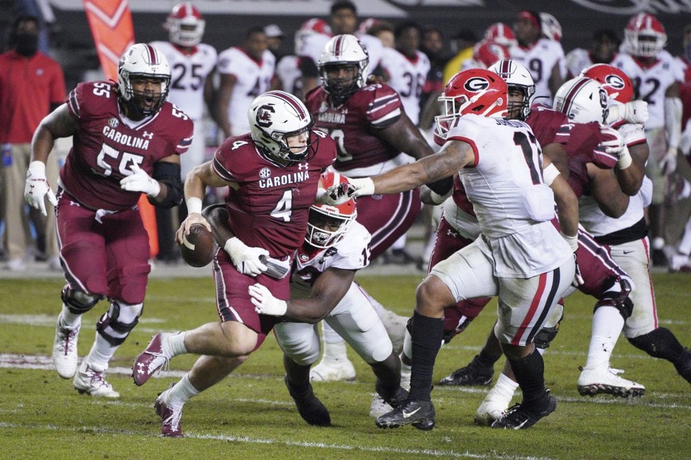 Luke Doty Sacked Vs. Uga