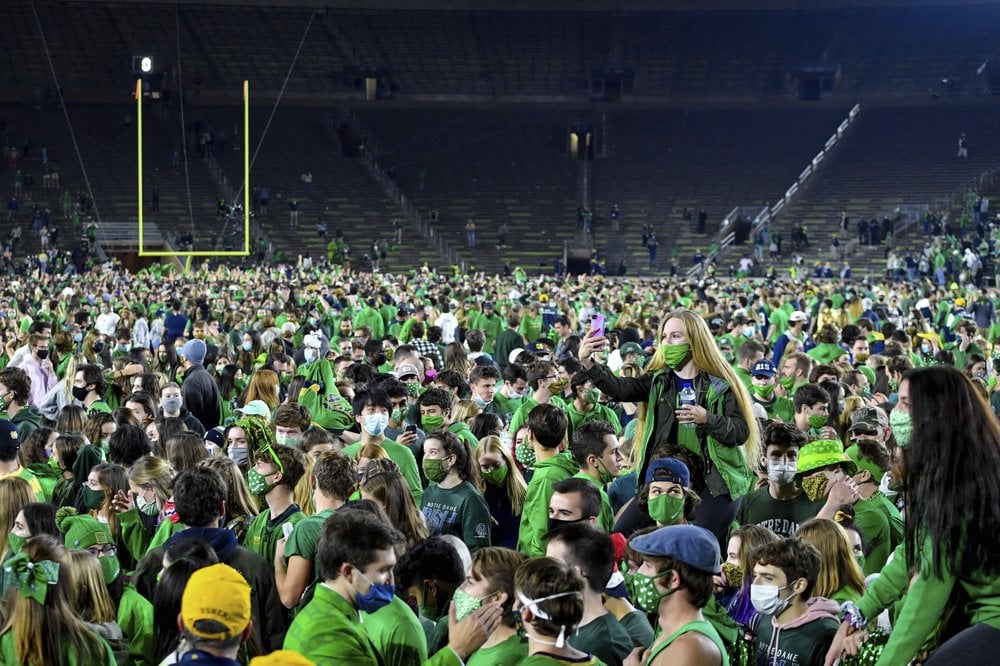 Notre Dame Beats Clemson 2020