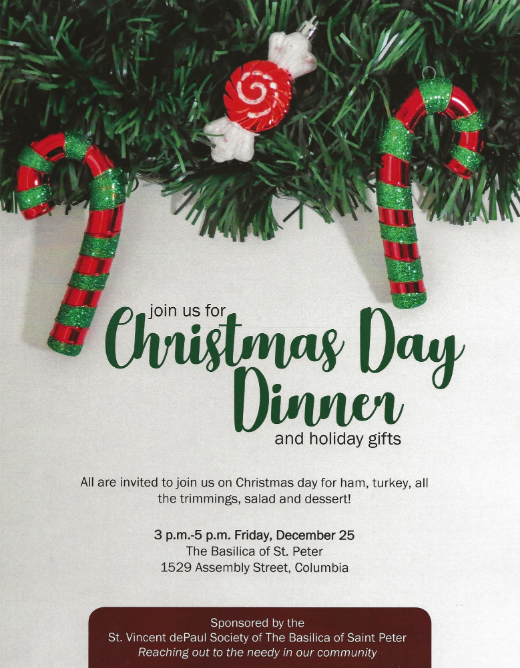 Basilica Of St. Peter Christmas Dinner