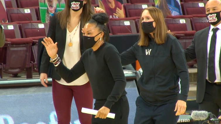 Dawn Staley mask 2020